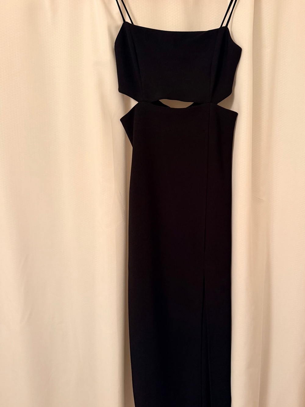 NWT Hello Molly Black Cutout Midi Dress